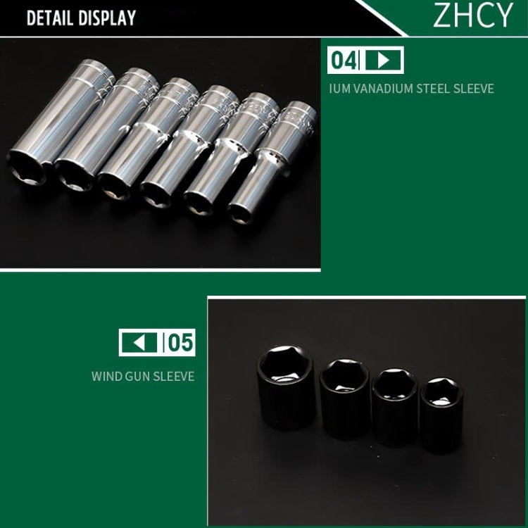 46 In 1 Multi-function Car Repair Combination Toolbox Ratchet Wrench Set (Red), 46 In 1(Red), 46 In 1(Black)