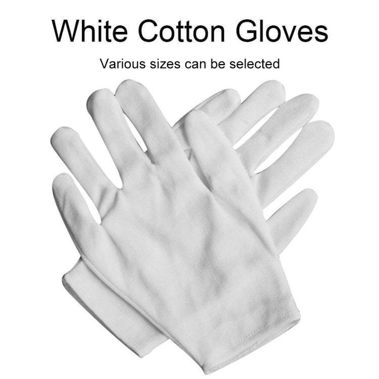 12 Pairs Pure Cotton Working Gloves, Thickened,Size:XL, Thickened,Size:XL