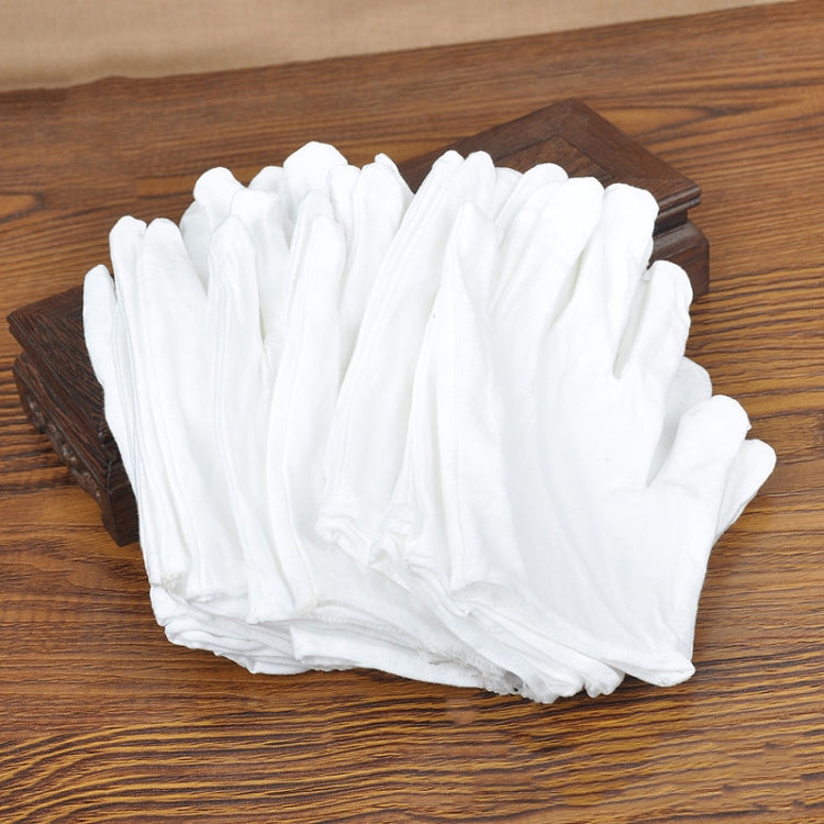 12 Pairs Pure Cotton Working Gloves, Thickened,Size:XL, Thickened,Size:XL