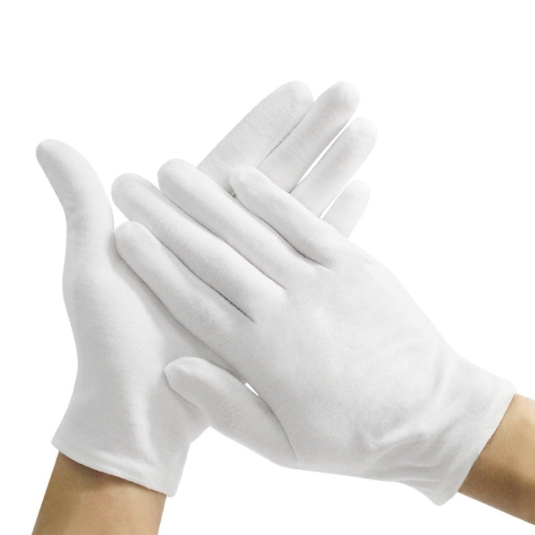 12 Pairs Pure Cotton Working Gloves,Thickened Cotton, Thickened Cotton