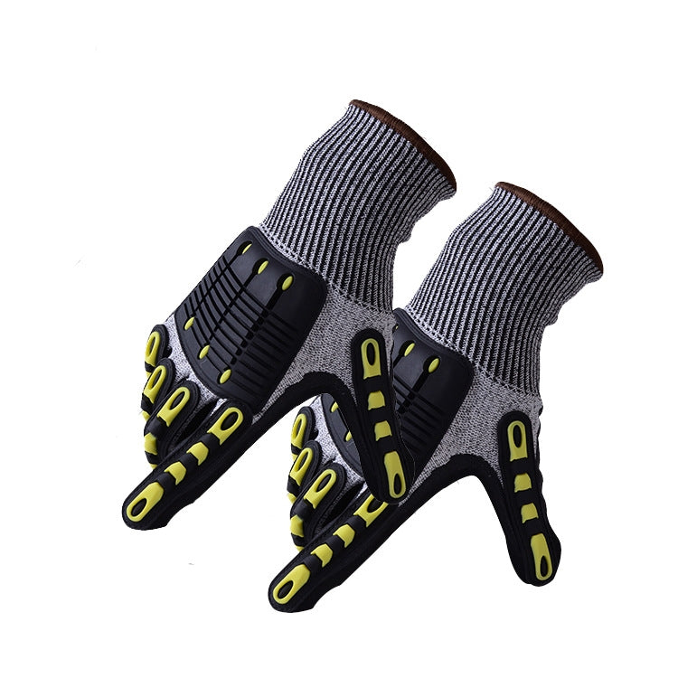 Outdoor Cycling TPR Cut-proof Wear-Resistant Gloves, S, M, L, XL
