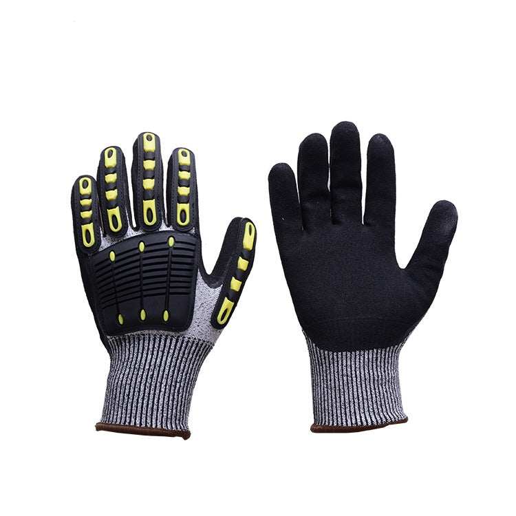 Outdoor Cycling TPR Cut-proof Wear-Resistant Gloves, S, M, L, XL