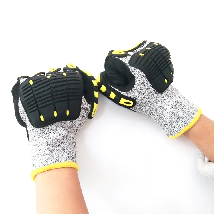 Outdoor Cycling TPR Cut-proof Wear-Resistant Gloves, S, M, L, XL