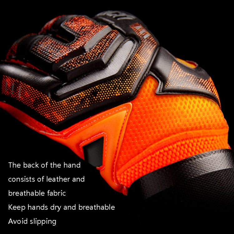 Ailsports ST5511 1 Pair Goalkeeper Thicken Latex Fingers Protection Gloves, 5, 6, 7, 8, 9, 10, 11