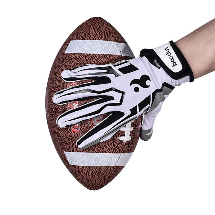 BOODUN C281071G Baseball Rugby Gloves Fitness Sports Anti-Slip Outdoor Hiking Gloves, C281071G Red M, C281071G Red L, C281071G White S, C281071G White M, C281071G White L, C281071G Red S