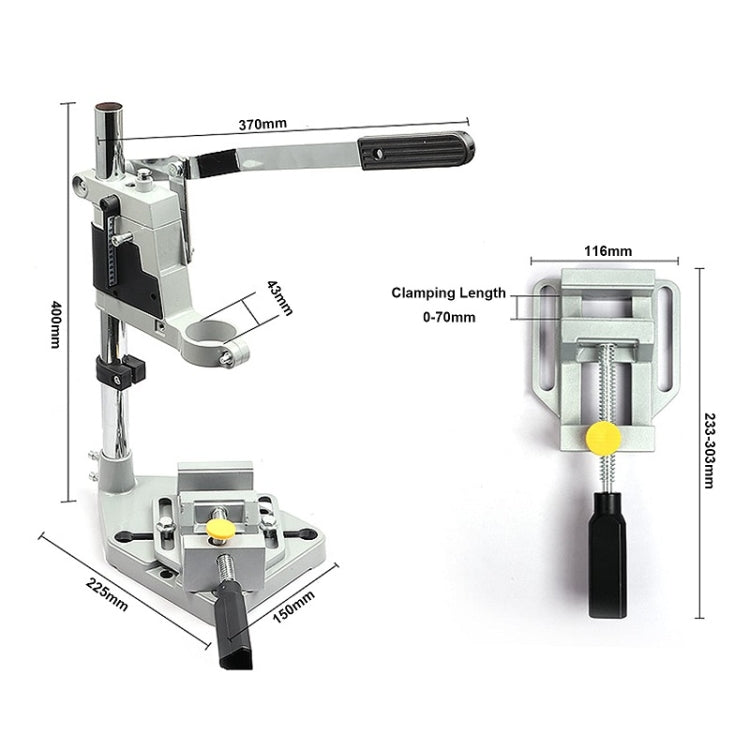 Multifunctional Electric Hand Drill Stand Mini Woodworking Fixed Table, 1105, 88647 Iron Base, 88709 Double Layer