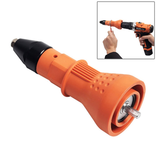 220V Electric Rivet Nut Gun Cordless Drill Riveting Adapter Tool, Rivet Nut Gun