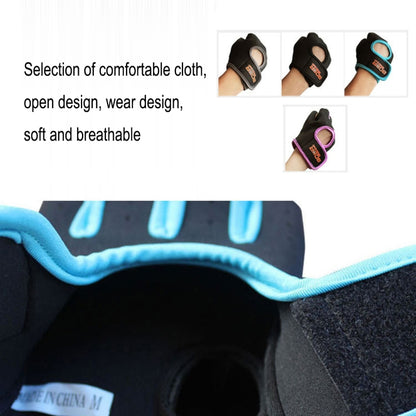 Unisex Half Finger Gloves Outdoors Riding Non-slip Breathable Sports Gloves, Size: S, Plamar: 16*12*3.0cm, Size: S, Plamar: 16*12*3.0cm