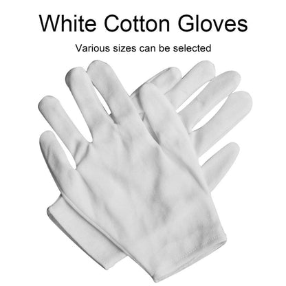 12 Pairs Labor Insurance Work Gloves, Cotton Double-sided, Cotton Double-sided