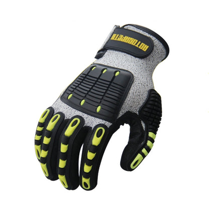 ROTOSAFETY RZT-HFZ20 Shock-Proof Anti-Smashing Anti-Cutting Anti-Collision Gloves TPR Mechanical Maintenance Fire Rescue Miners Mining Anti-Stab Gloves