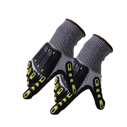 Outdoor Cycling TPR Cut-proof Wear-Resistant Gloves, S, M, L, XL