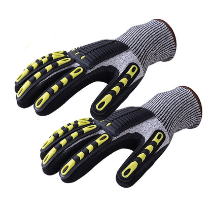 Outdoor Cycling TPR Cut-proof Wear-Resistant Gloves, S, M, L, XL