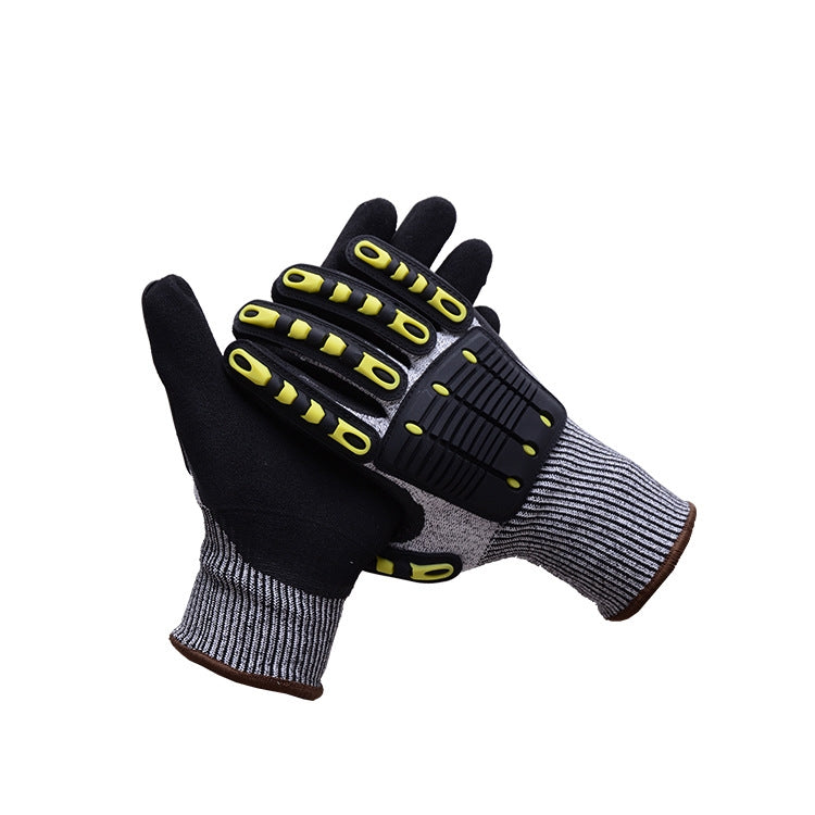 Outdoor Cycling TPR Cut-proof Wear-Resistant Gloves, S, M, L, XL