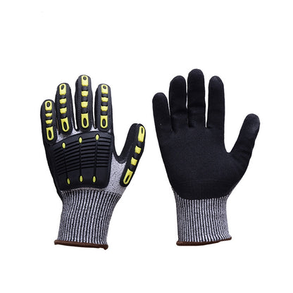 Outdoor Cycling TPR Cut-proof Wear-Resistant Gloves, S, M, L, XL