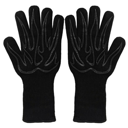 1 Pair High Temperature Resistant Silicone BBQ Gloves  Anti-Scalding Gloves, BBQ Red, BBQ Black, BBQ Blue, Big Flame Red, Big  Flame Black, Big Flame Blue, Flame Dots Red, Flame Dots  Black, Flame Dots  Blue, BBQ Flame Red, BBQ Flame Black�������������...