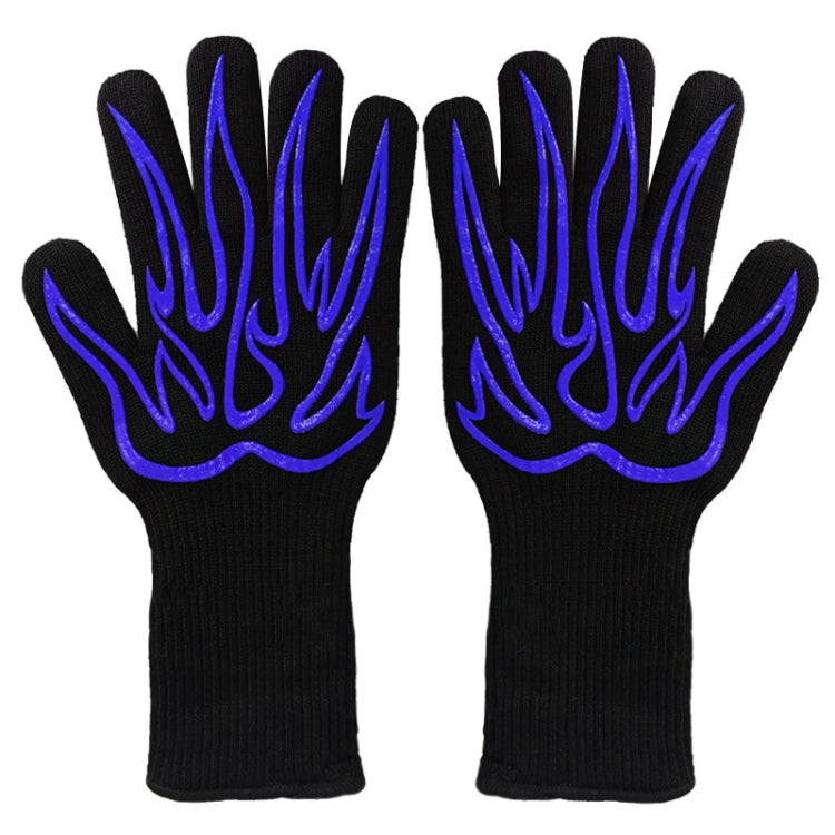 1 Pair High Temperature Resistant Silicone BBQ Gloves  Anti-Scalding Gloves, BBQ Red, BBQ Black, BBQ Blue, Big Flame Red, Big  Flame Black, Big Flame Blue, Flame Dots Red, Flame Dots  Black, Flame Dots  Blue, BBQ Flame Red, BBQ Flame Black�������������...