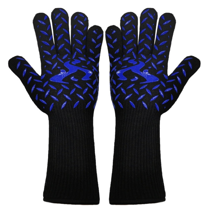 1 Pair High Temperature Resistant Silicone BBQ Gloves  Anti-Scalding Gloves, BBQ Red, BBQ Black, BBQ Blue, Big Flame Red, Big  Flame Black, Big Flame Blue, Flame Dots Red, Flame Dots  Black, Flame Dots  Blue, BBQ Flame Red, BBQ Flame Black�������������...
