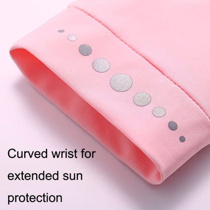 1 Pair XC-14 Riding Driving Sunscreen Anti-UV Fingerless Ice Silk Gloves, Style: