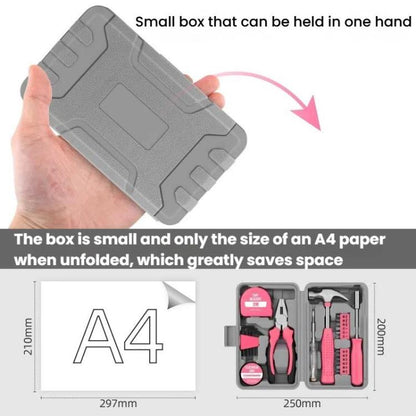 Multifunctional Home Hardware Tools Repair Hand Toolbox Combination Set, 13pcs /Set Cutter Model Pink, 13pcs /Set Cutter Model Yellow, 24pcs /Set Pliers Upgrade Yellow, 24pcs /Set Pliers Upgrade Pink, 19pcs /Set Upgrade Yellow, 19pcs /Set Upgrade Pink�...